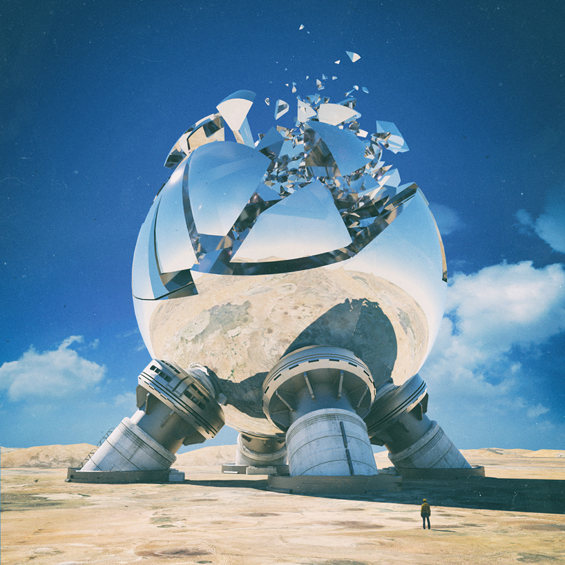 digital visualizations of imagined future landscapes by mike winkelmann