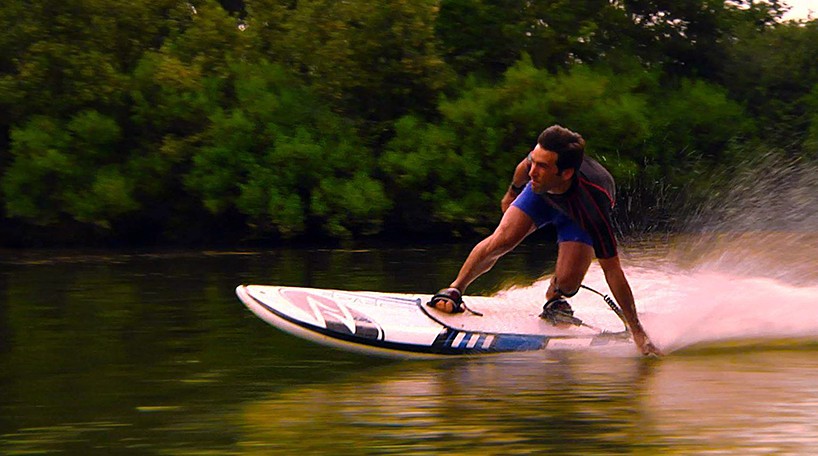 don't need waves to ride the onean electric surf board
