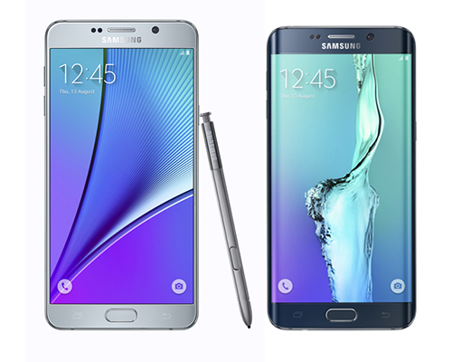 samsung revamps their flagship S6 edge+ and galaxy note 5