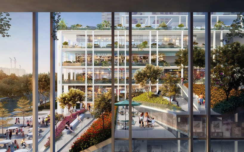 oasis terrace by serie + multiply architects breaks ground in singapore
