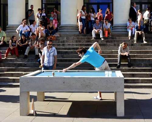 urban pool creates new way for citizens to interact with public spaces
