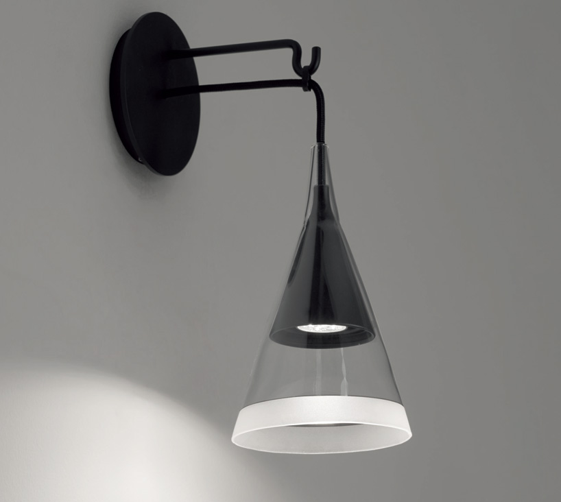 david chipperfield's glass blown vigo lamp for artemide recalls a classical form