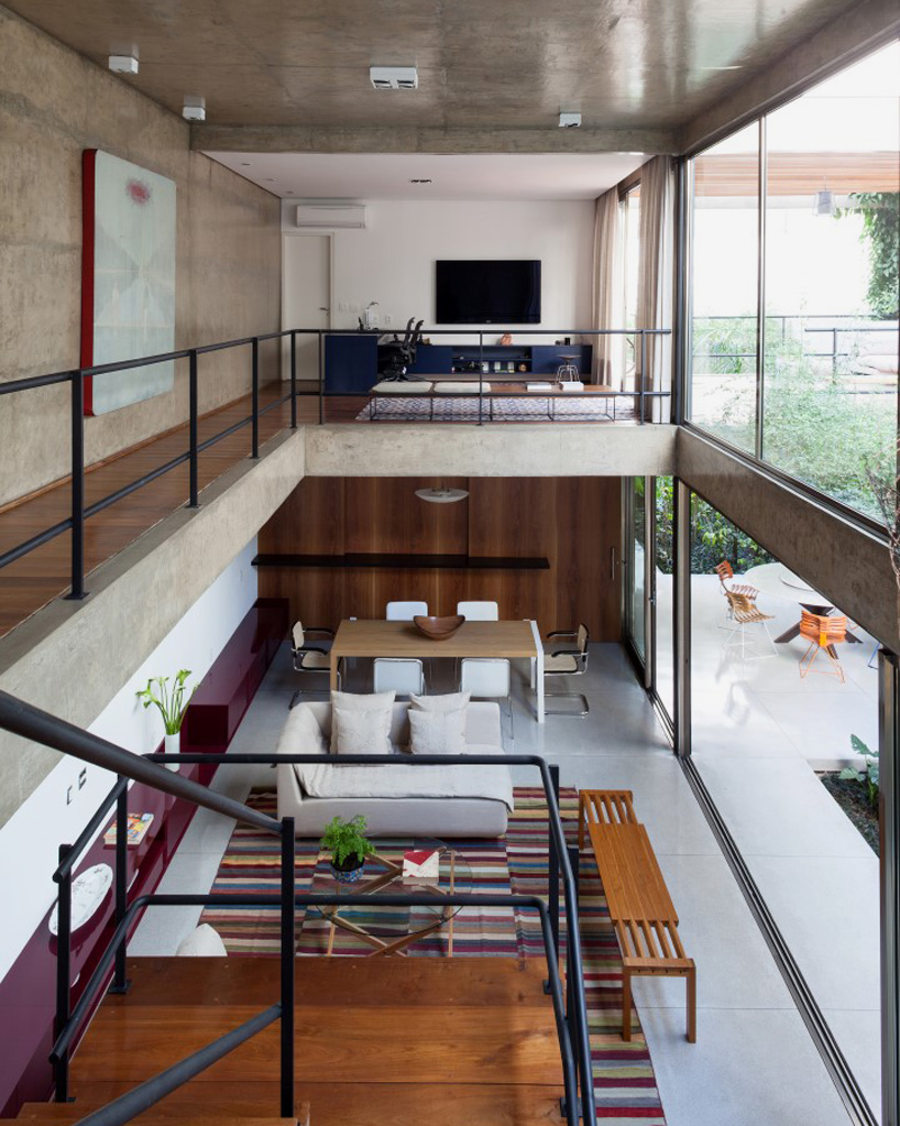 CR2 arquitetura casa jardins house interiors sao paulo brazil designboom