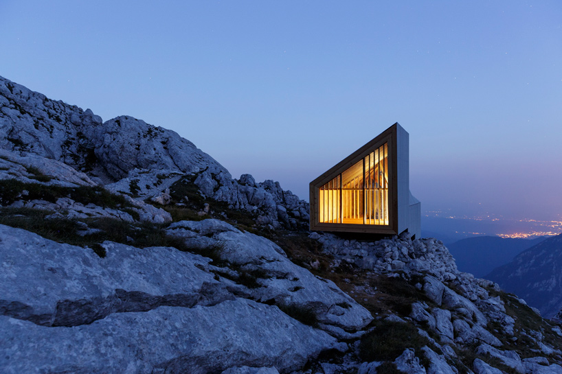 OFIS architects alpine shleter skuta akt II harvard graduate students designboom