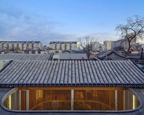 archstudio's tea house occupies a renovated hutong in beijing