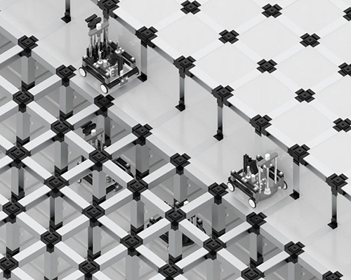 project dom indoors coordinates tiny robots to assemble rooms in minutes