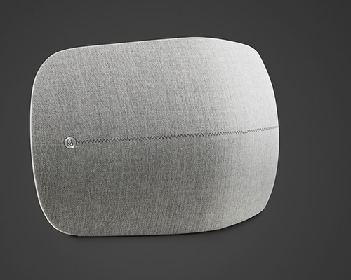 bang and olufsen curved beoplay A6 fills the entire room with sound