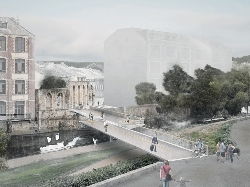 bath quays bridge competition amanda levete grimshaw heneghan peng designboom