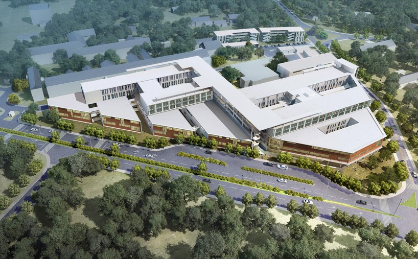 construction begins on perkins + will's ghana ridge hospital