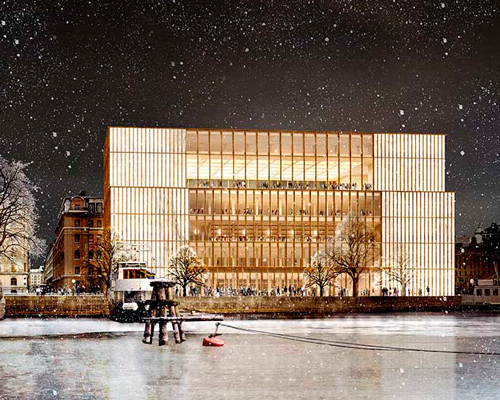 david chipperfield reveals modified design of stockholm's nobel center