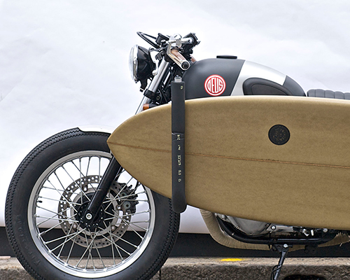 the red pill by deus ex-machina straps a surfboard to its signature style