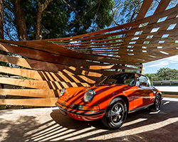 enter projects designs organic entrance canopy in sydney, australia