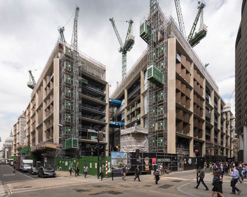 foster + partners' bloomberg european HQ underway in central london