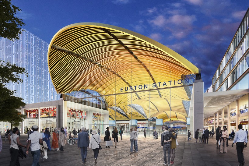 grimshaw + arup reveal plans for euston's high speed two terminal