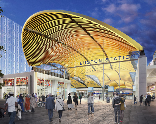 grimshaw + arup reveal plans for euston's high speed two terminal