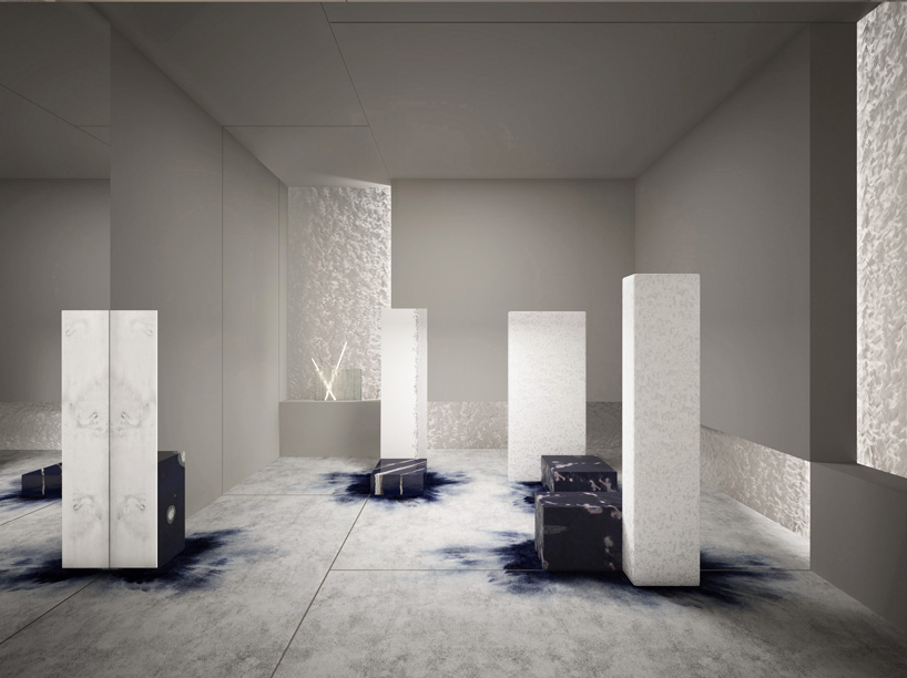 gwenael nicolas imagines le salon de perception for AD intérieurs 2015 exhibition