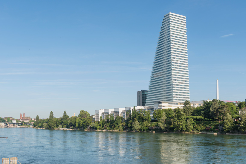 phase one of roche's basel HQ opens with herzog & de meuron-designed office tower