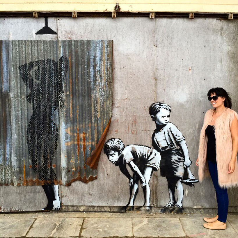a look inside banksy's dismaland with artist barry salzman