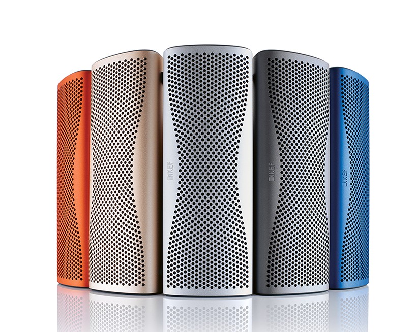 ross lovegrove unveils MUO speaker for KEF at london design festival