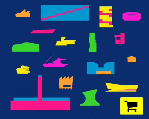 shapes of museums poster models world's capitals of culture