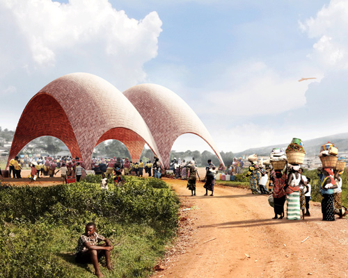 norman foster plans a droneport to assist in delivering urgent supplies
