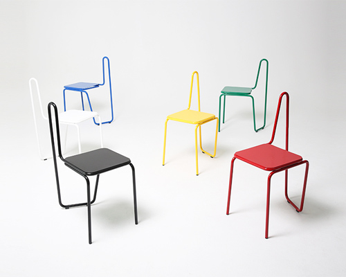 SOHN depicts line drawings into the one liner series chair