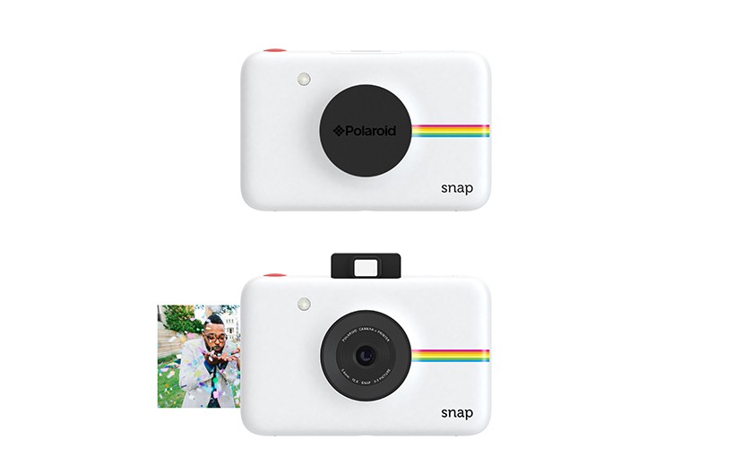 Data Can Also Be Saved] Polaroid Snap Digital Instant Camera (Red