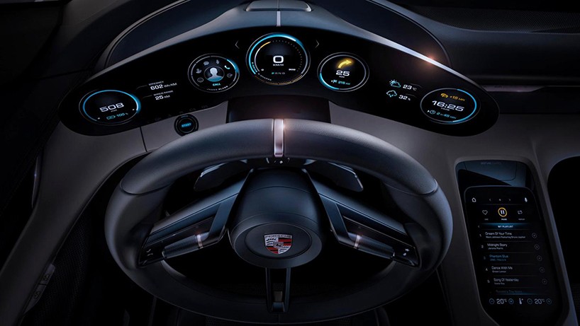 porsche all electric mission e designboom