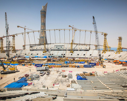 khalifa international stadium takes shape in qatar ahead of 2022 world cup