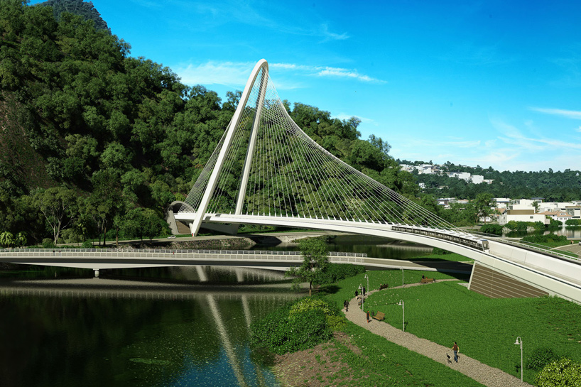 santiago calatrava plans bridge to span rio de janeiro’s canal de barra