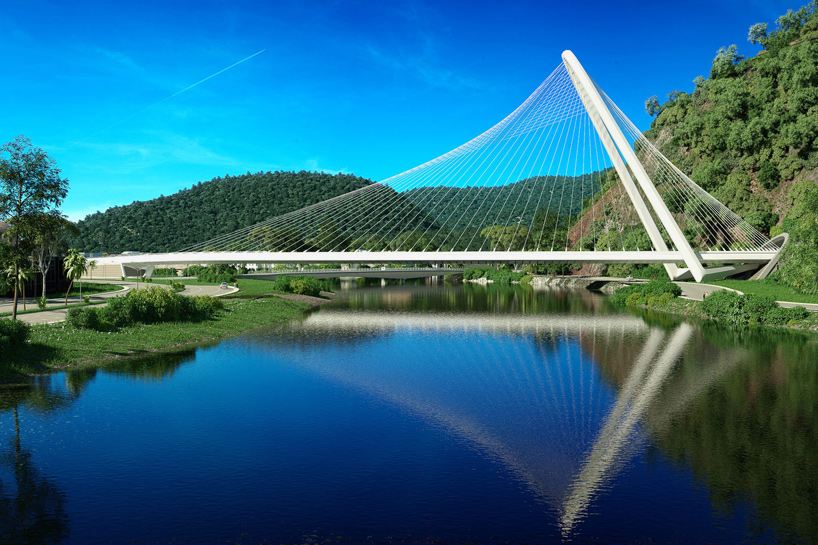 santiago calatrava rio barra bridge rio de janeiro brazil designboom