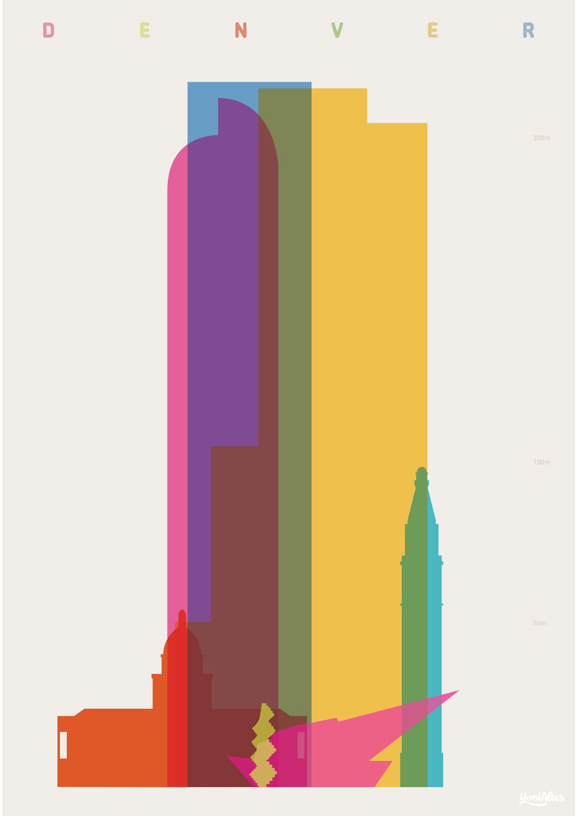 'shapes of cities' by yoni alter presents signature buildings from iconic metropolises - 9