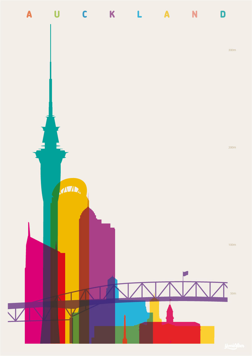 'shapes of cities' by yoni alter presents signature buildings from iconic metropolises - 17