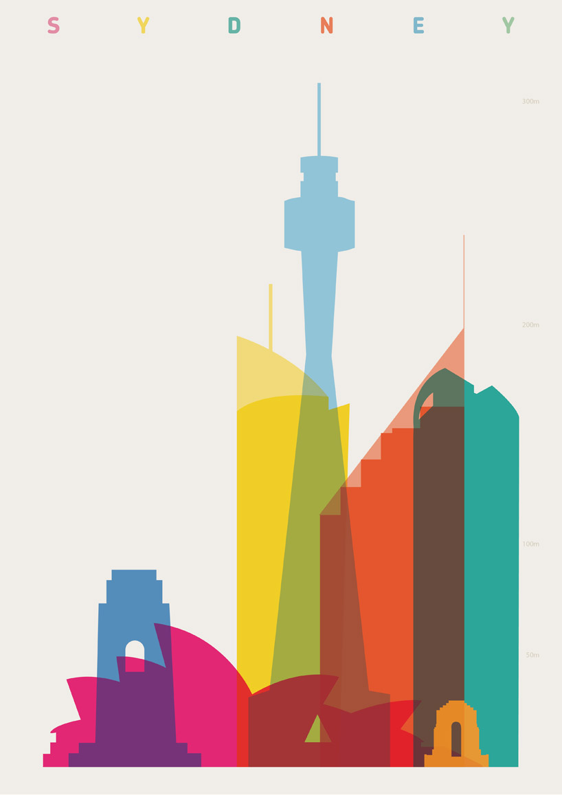 'shapes of cities' by yoni alter presents signature buildings from iconic metropolises - 3