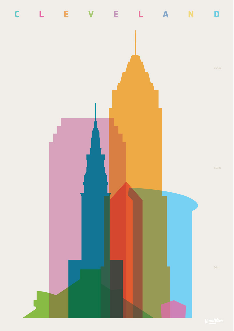 'shapes of cities' by yoni alter presents signature buildings from iconic metropolises - 4