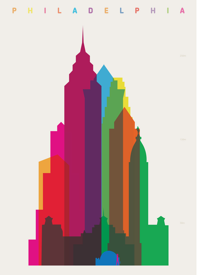 'shapes of cities' by yoni alter presents signature buildings from iconic metropolises - 5