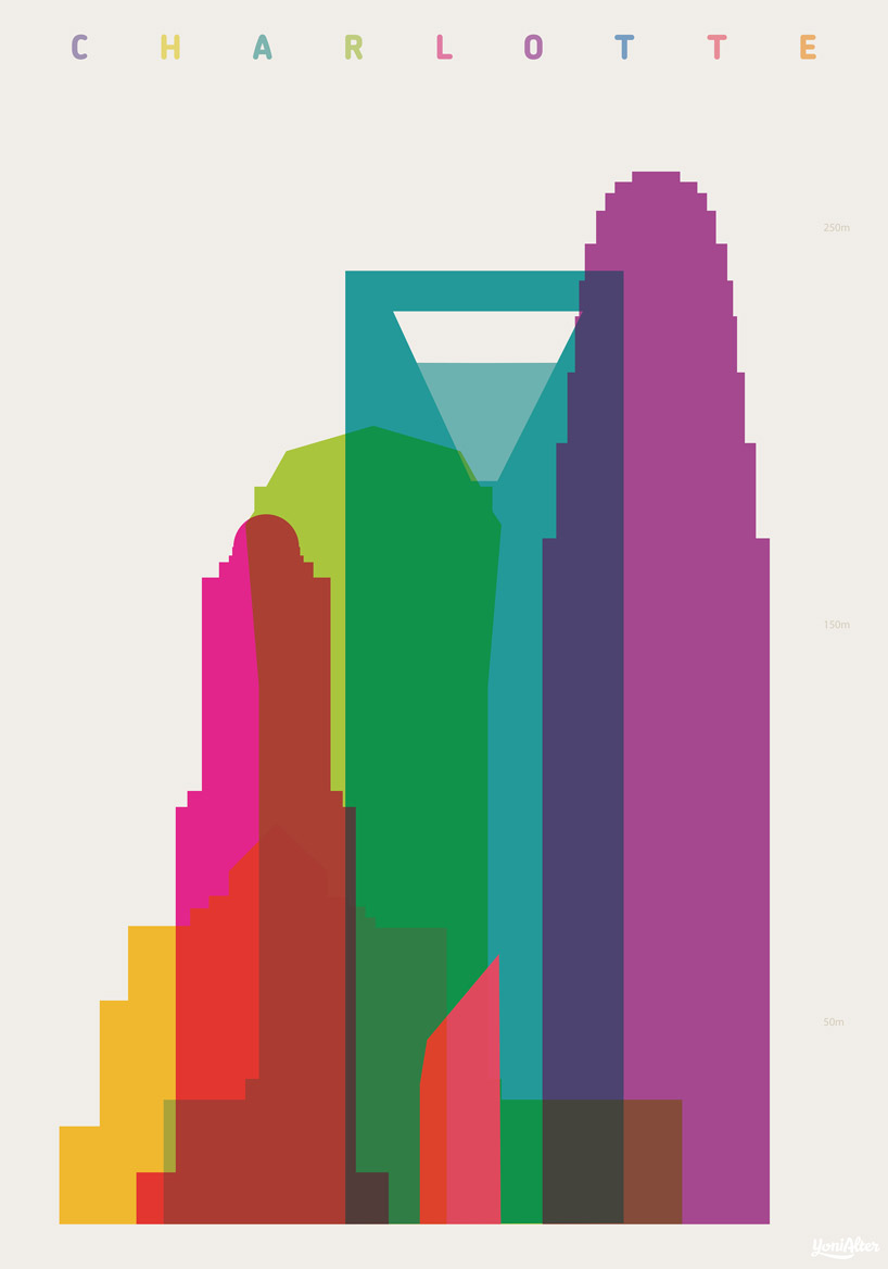 'shapes of cities' by yoni alter presents signature buildings from iconic metropolises - 10