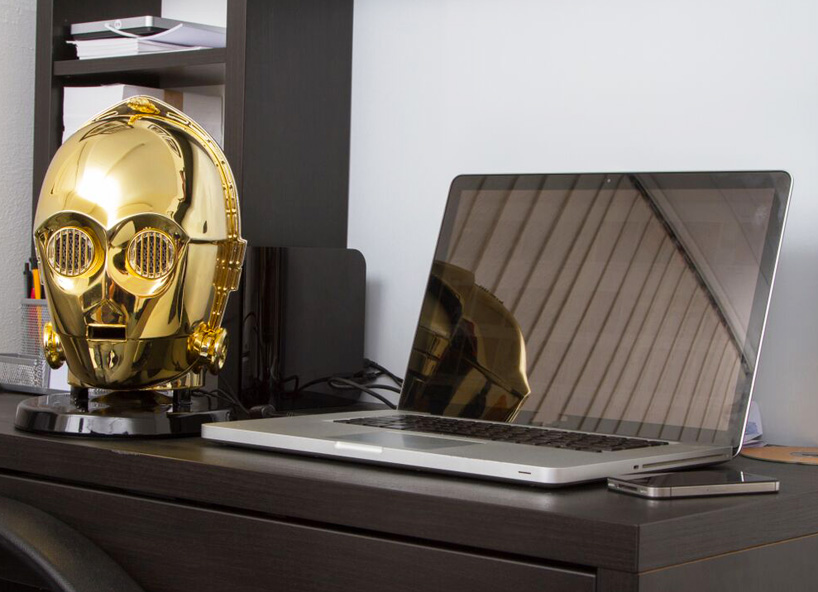 star wars speakers-gold-plated-C3PO-stormtrooper-heads-designboom-09