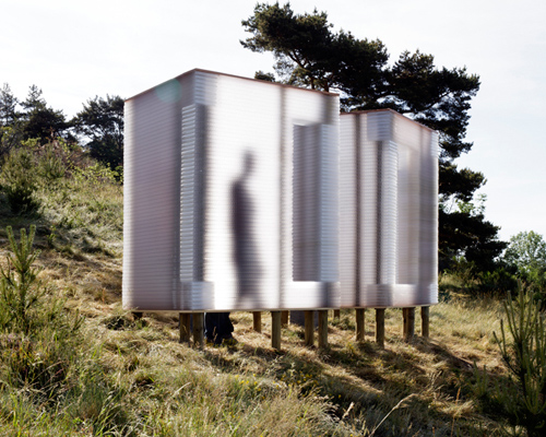 the cloud collective installs temporary ruins in saint nectaire