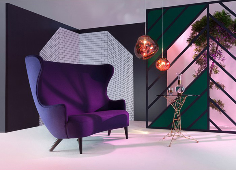 tom dixon introduces the new wingback sofa at london design festival