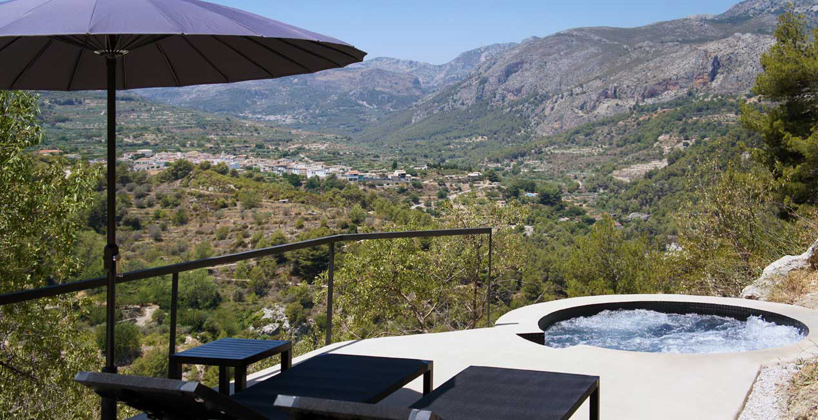 vivood landscape hotels valle guadalest spain resort designboom