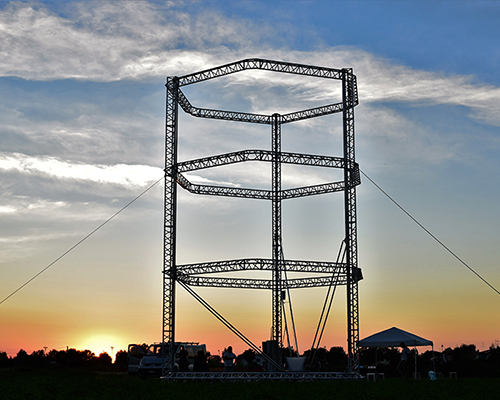 large-scale 3D printer plans to build homes using organic materials