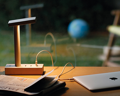 wastberg's aluminum LED lamps provide flexible light and USB power