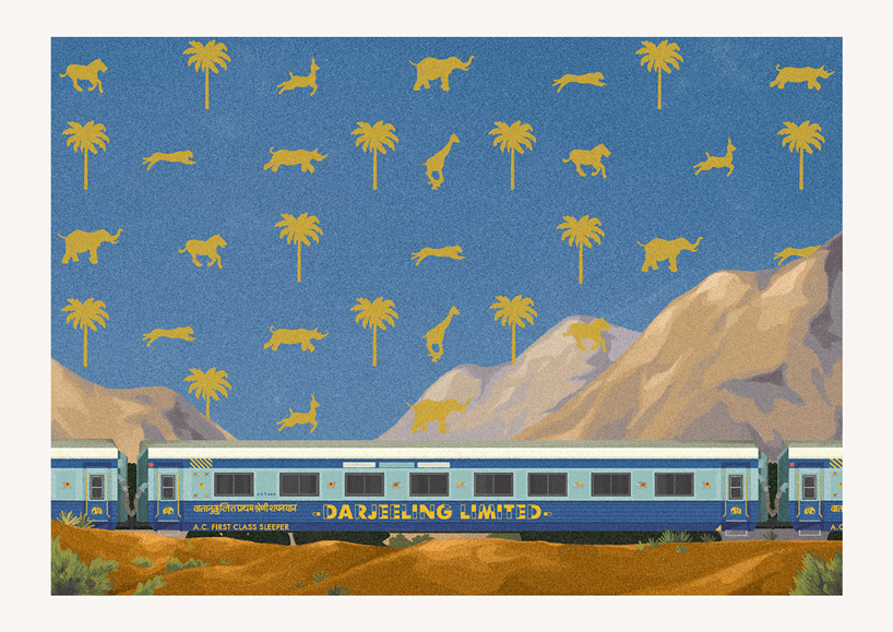 Fictitious Interiors - ON THE TRAIN / The Darjeeling Limited, Wes