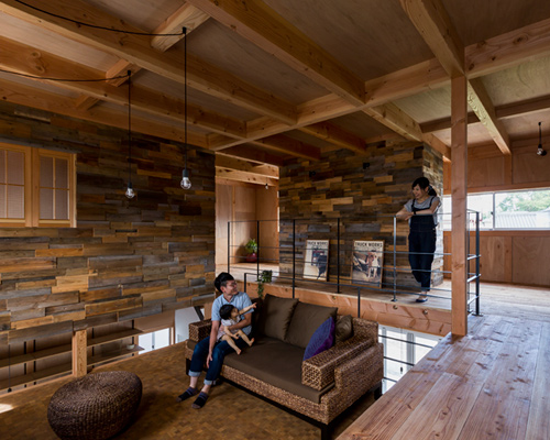 ishibe house by ALTS design office establishes a warehouse-like environment