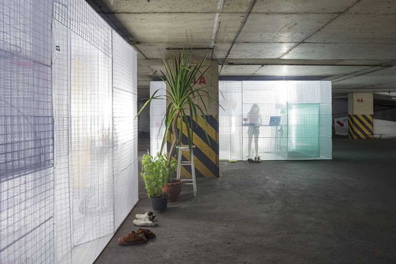 all(zone) installs habitable dwellings within an abandoned bangkok parking lot