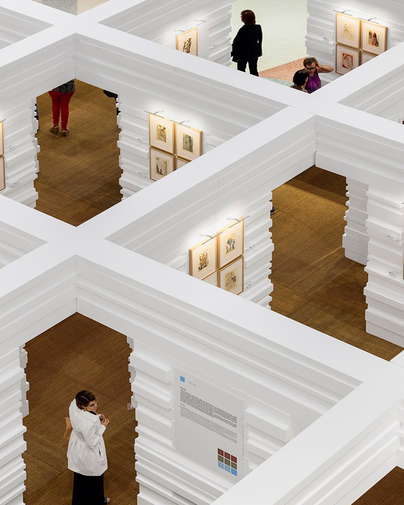 LIKEarchitects constructs a temporary salvador dali museum inside a lisbon mall