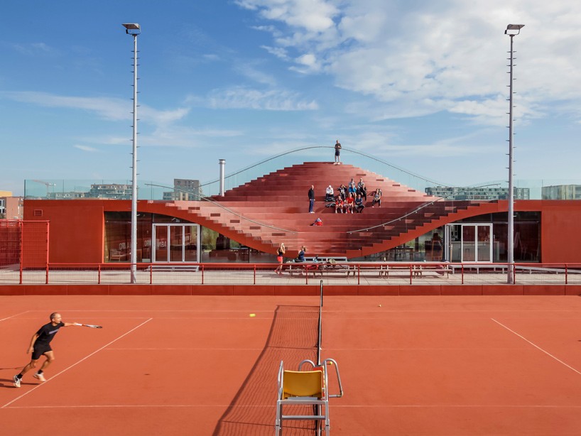 MVRDV the couch tennis club house ijburg amsterdam the netherlands designboom