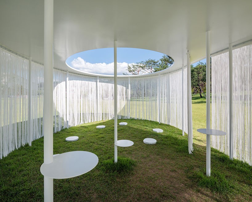 OBBA blurs boundaries with their floating oasis pavilion in south korea