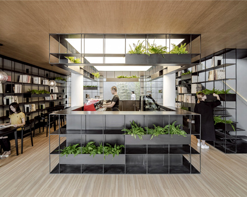 archstudio blends books, coffee and plants in beijing's bookstore